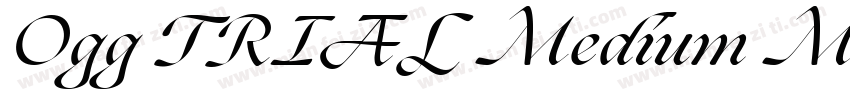 Ogg TRIAL Medium Medium字体转换